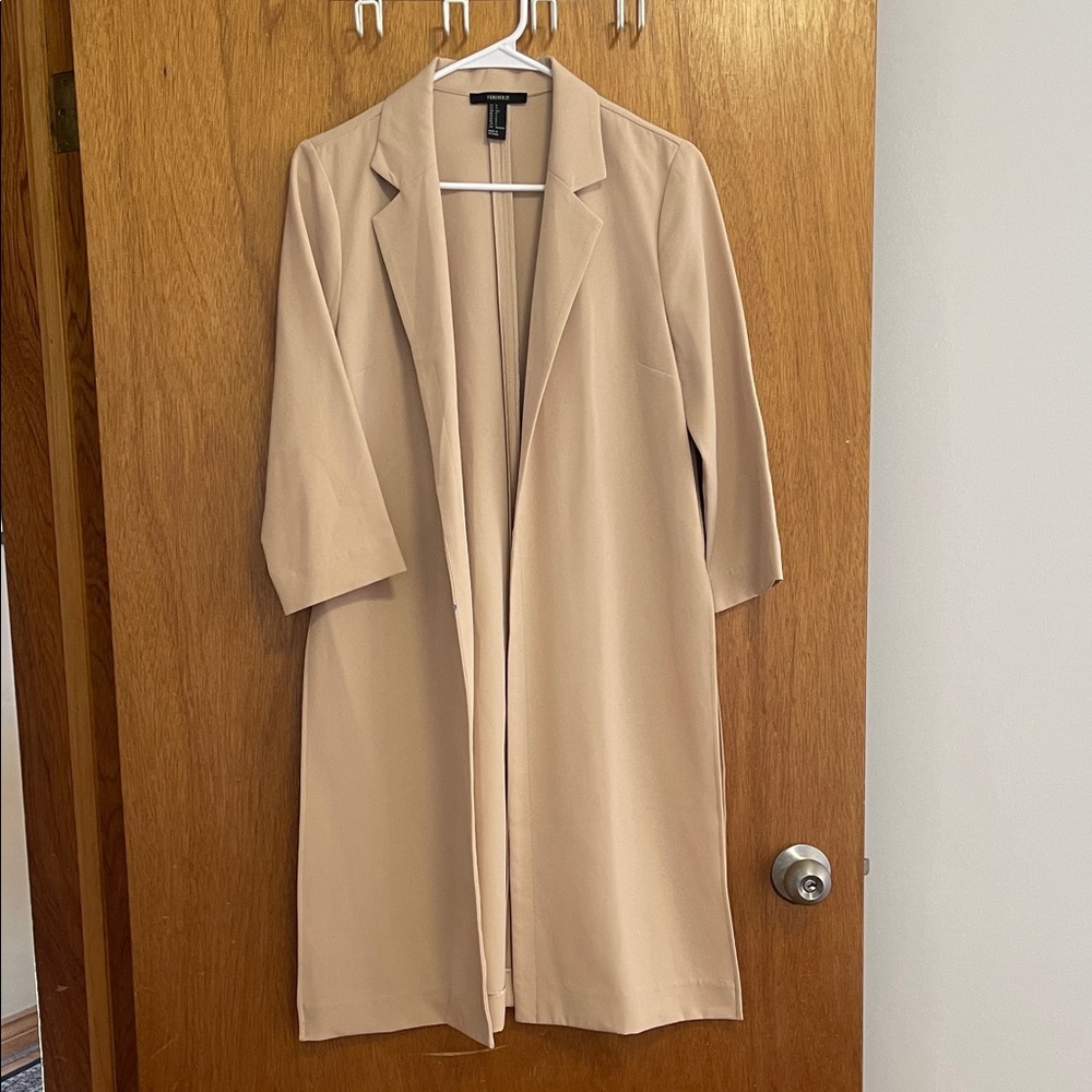 Forever 21 Beige Trench Coat